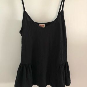 Black tank top